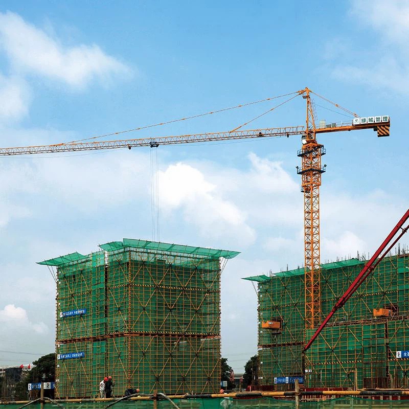 Grúa torre Hammerhead de 65 m de longitud de pluma